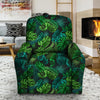 Palm Leaf Tropical Print Recliner Cover-grizzshop