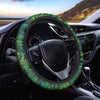 Palm Leaf Tropical Print Steering Wheel Cover-grizzshop