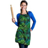 Palm Leaf Tropical Print Women's Apron-grizzshop