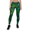 Palm Leaf Tropical Print Women's Leggings-grizzshop