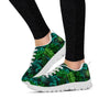 Palm Leaf Tropical Print Women's Sneakers-grizzshop