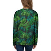 Palm Leaf Tropical Print Women's Sweatshirt-grizzshop