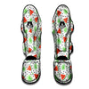 Palm Leaf Watermelon White Print Pattern Muay Thai Shin Guards-grizzshop