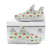 Palm Leaf Watermelon White Print Pattern White Athletic Shoes-grizzshop