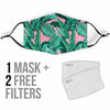 Palm Leaves Floral Tropical Hawaiian Pattern Print Face Mask-grizzshop