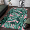 Palm Leaves Floral Tropical Hawaiian Pattern Print Floor Mat-grizzshop