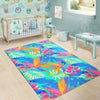 Palm Leaves Floral Tropical Hawaiian Pattern Print Floor Mat-grizzshop