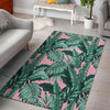 Palm Leaves Floral Tropical Hawaiian Pattern Print Floor Mat-grizzshop