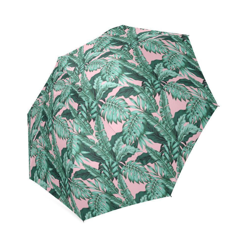 Palm Leaves Floral Tropical Hawaiian Pattern Print Foldable Umbrella-grizzshop