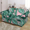 Palm Leaves Floral Tropical Hawaiian Pattern Print Loveseat Cover-grizzshop