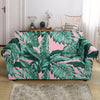 Palm Leaves Floral Tropical Hawaiian Pattern Print Loveseat Cover-grizzshop