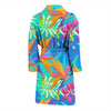 Palm Leaves Floral Tropical Hawaiian Pattern Print Men Long Robe-grizzshop