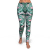 Palm Leaves Floral Tropical Hawaiian Pattern Print Pattern Women Leggings-grizzshop