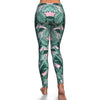 Palm Leaves Floral Tropical Hawaiian Pattern Print Pattern Women Leggings-grizzshop