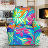 Palm Leaves Floral Tropical Hawaiian Pattern Print Recliner Cover-grizzshop