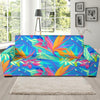 Palm Leaves Floral Tropical Hawaiian Pattern Print Sofa Covers-grizzshop