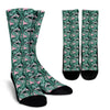 Palm Leaves Floral Tropical Hawaiian Pattern Print Unisex Crew Socks-grizzshop