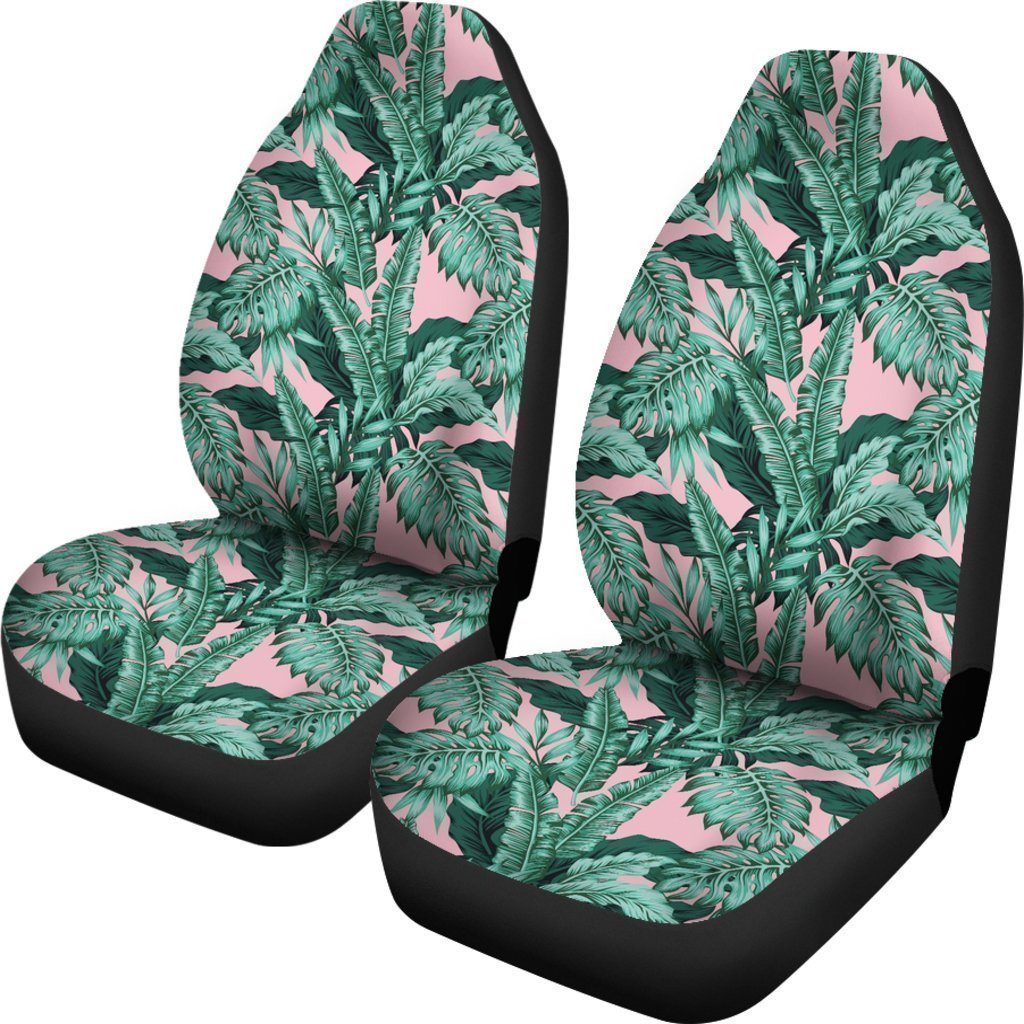Palm Leaves Floral Tropical Hawaiian Pattern Print Universal Fit Car Seat Cover-grizzshop