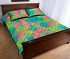 Palm Tree Beach Print Pattern Bed Set Quilt-grizzshop