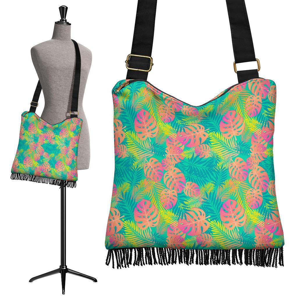 Palm Tree Beach Print Pattern Crossbody bags-grizzshop