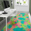 Palm Tree Beach Print Pattern Floor Mat-grizzshop