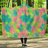 Palm Tree Beach Print Pattern Hooded Blanket-grizzshop