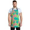 Palm Tree Beach Print Pattern Men's Apron-grizzshop