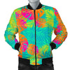 Palm Tree Beach Print Pattern Men's Bomber Jacket-grizzshop