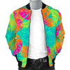 Palm Tree Beach Print Pattern Men's Bomber Jacket-grizzshop