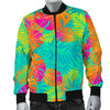 Palm Tree Beach Print Pattern Men's Bomber Jacket-grizzshop