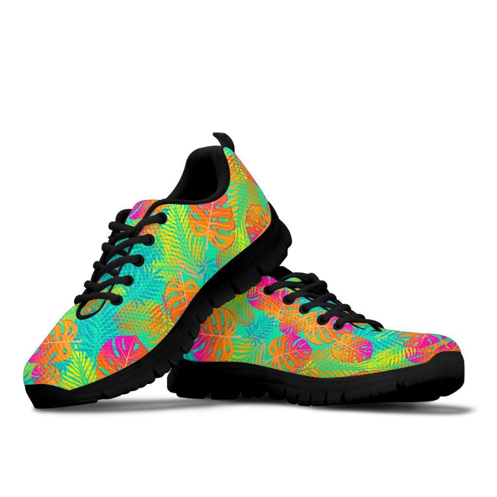 Palm Tree Beach Print Pattern Sneaker Shoes For Men Women-grizzshop