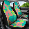 Palm Tree Beach Print Pattern Universal Fit Car Seat Covers-grizzshop