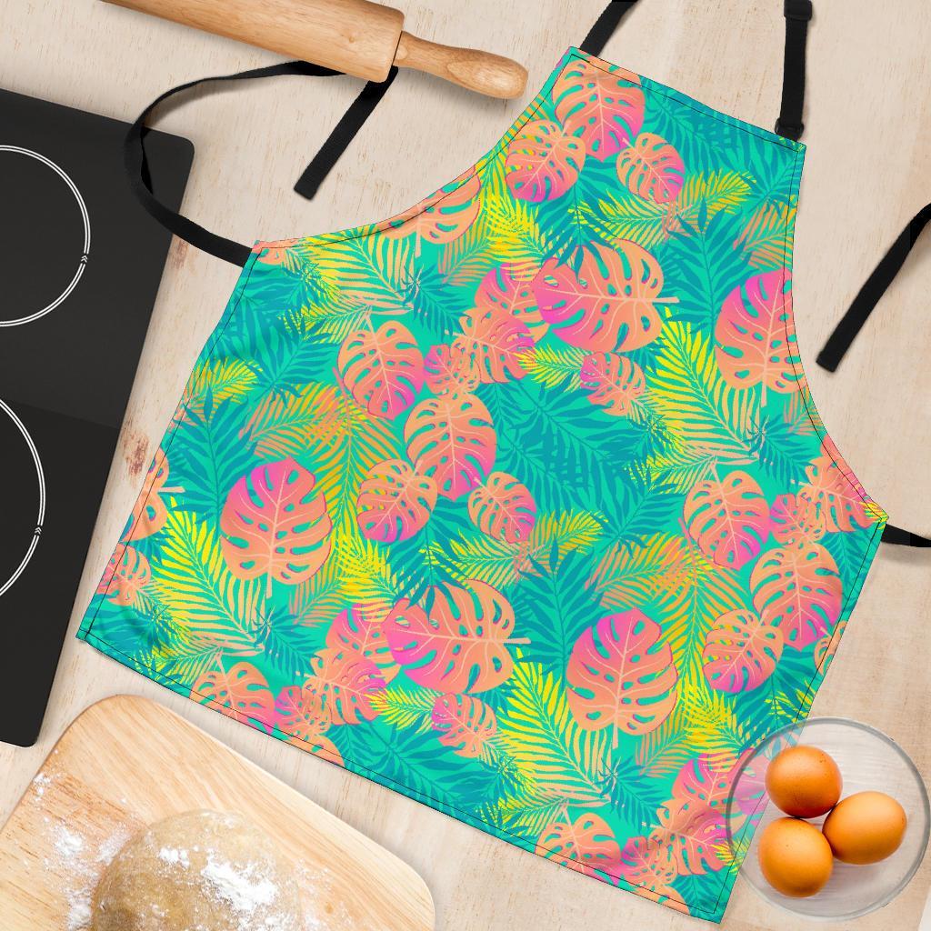 Palm Tree Beach Print Pattern Women's Apron-grizzshop