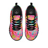 Palm Tree Rainbow Print Pattern Black Sneaker-grizzshop