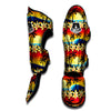 Palm Tree Sunset Hibiscus Print Pattern Muay Thai Shin Guards-grizzshop