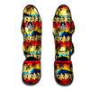 Palm Tree Sunset Hibiscus Print Pattern Muay Thai Shin Guards-grizzshop