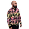 Palm Tree Sunset Print Pattern Men's Bomber Jacket-grizzshop