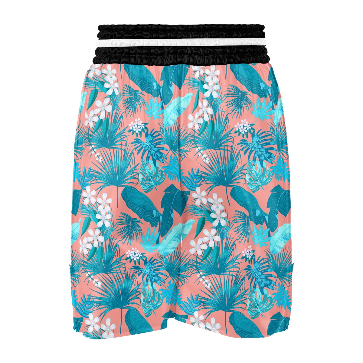 Palm Tree Teal Print Pattern Boxing Shorts-grizzshop