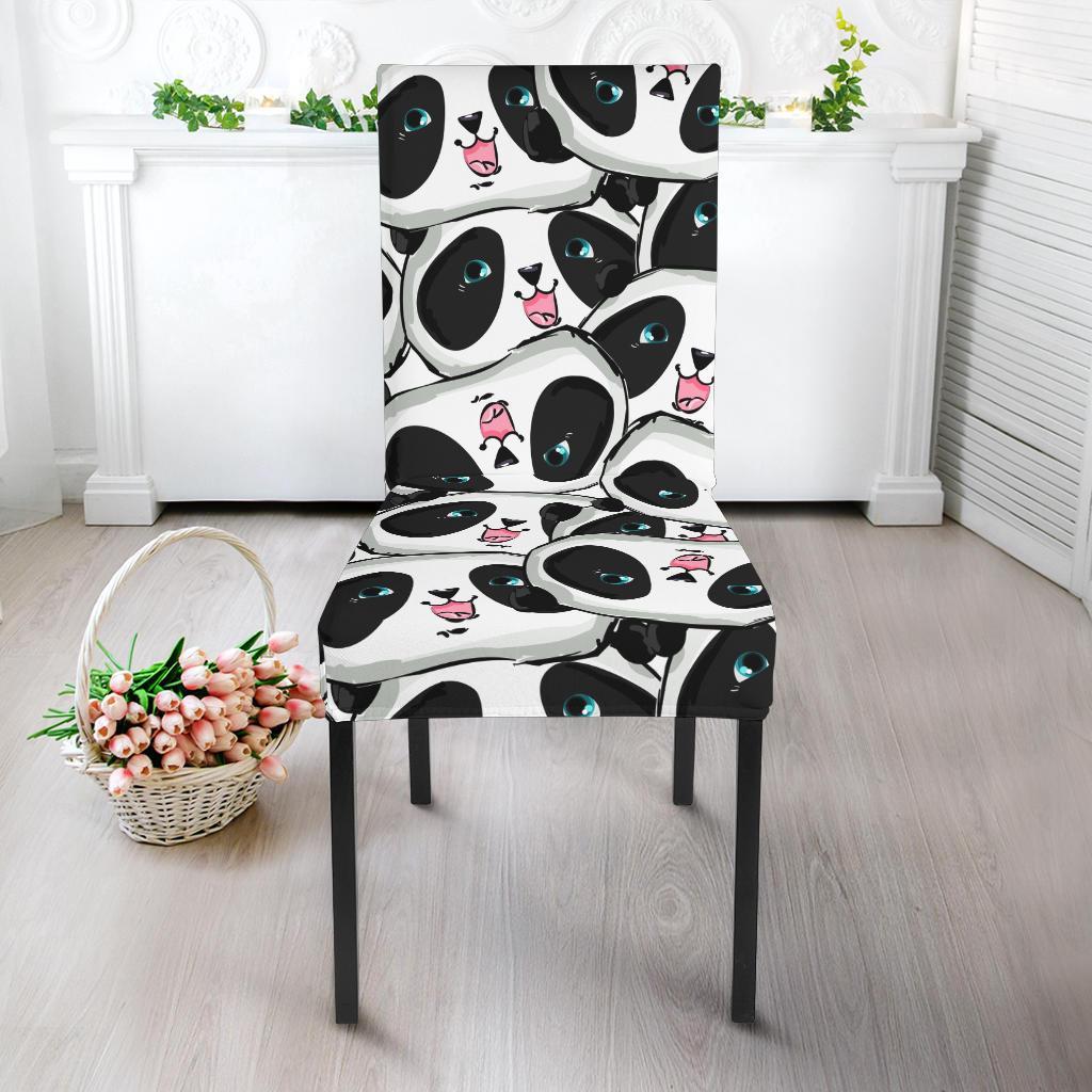 Panda Baby Pattern Print Chair Cover-grizzshop