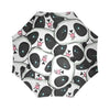 Panda Baby Pattern Print Foldable Umbrella-grizzshop