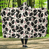 Panda Baby Pattern Print Hooded Blanket-grizzshop