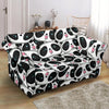 Panda Baby Pattern Print Loveseat Cover-grizzshop