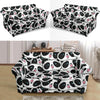 Panda Baby Pattern Print Loveseat Cover-grizzshop