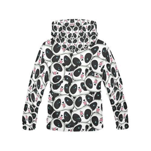 Panda Baby Pattern Print Men Pullover Hoodie-grizzshop