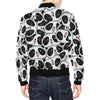 Panda Baby Pattern Print Men's Bomber Jacket-grizzshop