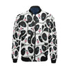 Panda Baby Pattern Print Men's Bomber Jacket-grizzshop