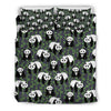 Panda Bamboo Pattern Print Duvet Cover Bedding Set-grizzshop