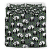 Panda Bamboo Pattern Print Duvet Cover Bedding Set-grizzshop