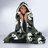 Panda Bamboo Pattern Print Hooded Blanket-grizzshop