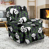 Panda Bamboo Pattern Print Recliner Cover-grizzshop